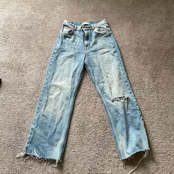 Zara wide leg jeans - Picture 1 of 3